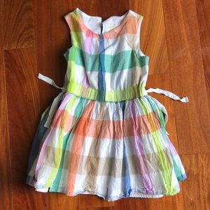 Crewcuts plaid dress 3T